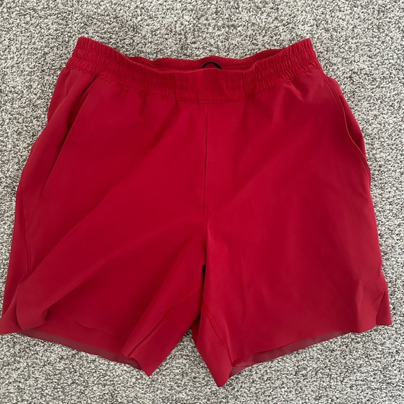 Lululemon Channel Cross Swim Short 7" Game Day Red Size Small - Picture 1 of 8